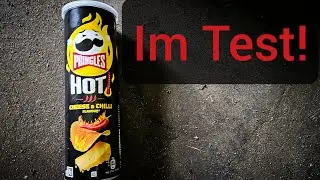 Ich teste: Pringles Hot Cheese & Chilli Flavour.