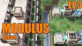 Modulus Demo EP.3 // Blue! // Voxel based factory builder