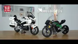 MOULD KING High-Tech The Super Racing motorcycle Model Building Blocks Bricks Toys 23001 23002