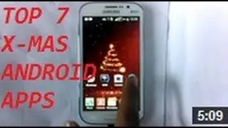 TOP 7 CHRISTMAS APPS FOR ANDROID[2013[THEMES-RINGTONES-ETC][ALL FREE]