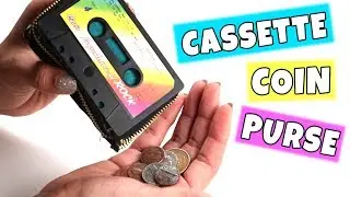 Cassette Tape Coin Purse | DIY Coin Purse Tutorial by Blossom