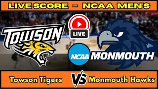 🔴 Towson Tigers vs Monmouth Hawks | NCAA Men&rsquo;s Basketball | Live Score Update January 3