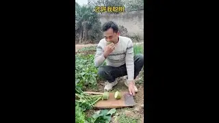 I am the only one who can't finish the whole radish. Fortunately, I am smart. 😂