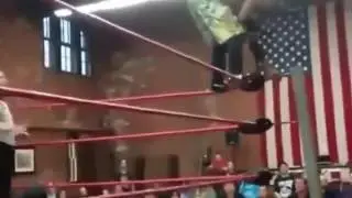 Crazy Off The Ropes Wrestling Fails