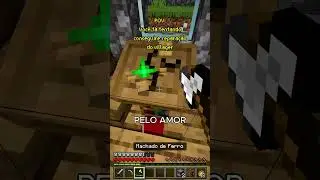 CONSEGUIR REMENDO &Eacute; HORR&Iacute;VEL! #shorts #minecraft