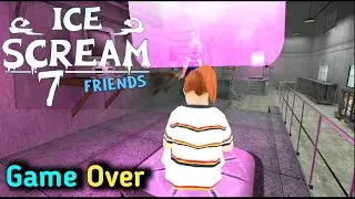 Ice Scream 7 Game Over Scene