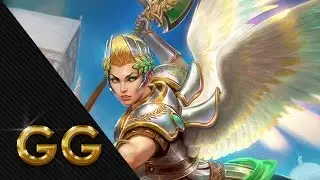 New SMITE God Nike !!! First Look at Abilities and Voice Pack (No Commentary)