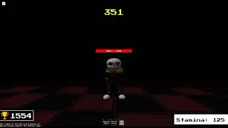 Catastrophe Fell Sans Showcase in Undertale: Last Copy Roblox