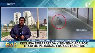 Continúa búsqueda de reclusa embarazada que fugó de hospital en Arequipa