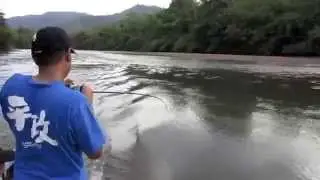 Wild Jungle River Fishing For Goonch with Bad Boy in Bangkok Thailand