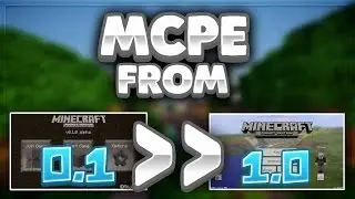 ✔MCPE EVOLUTION !! - Minecraft Pocket Edition history 0.1⏩1.0 - Celebrating 5 years of #MCPE