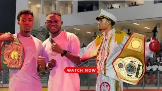 IBRAHIMA DIALLO DEFEATS GHANA'S SAMPSON SEGBEDZI AFTER 10 ROUNDS OF THE SHOWDOWN BOXING
