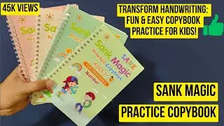 Sank Magic Practice copybook video 2022 HINDI | Best Practice copy book for kids | consumerzilla