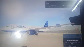 Jetblue Flight 292 twist front wheel (PTFS animation)