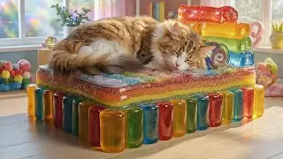 Which Crazy Bed Would Cat Choose 🐱Oddly Satisfying ASMR