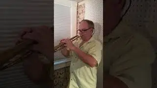 German rotary valve trumpet