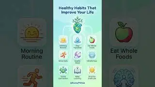 Healthy Habits That Improve Your Life #wellnesstips #doctorfithub #healthshorts