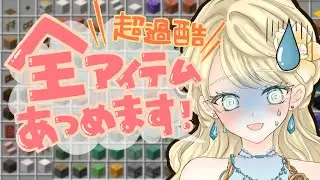 【Minecraft】Part17 アイテム納品、ついに折り返し！雑談多めのチル配信💭作業用にも🐥🔰初見さんROM専さん◎【全アイテム集めます！】#Minecraft #マイクラ #vtuber準備中