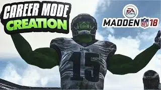 MADDEN 18 CAREER MODE POWER BACK HB CREATION! THE HULK IS A 7FT 250LB TRUCKING MONSTER