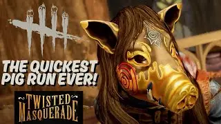 The quickest Pig run EVER in the Twisted Masquerade event in Dead By Daylight 🎭🐽