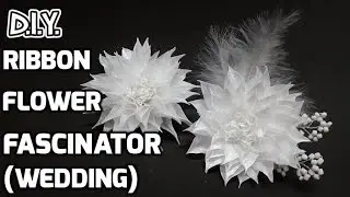 D.I.Y. Ribbon Flower Fascinator | MyInDulzens