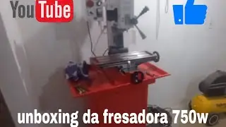 unboxing da fresadora 750w NFP752R NAGANO