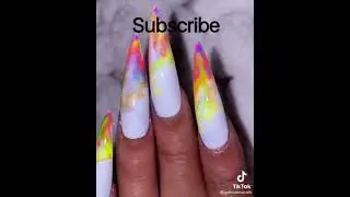 Creative nail art tutorial #makeup #fashio #weirdmakeup#asmr #skincare #nails #nails art