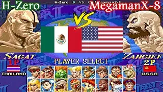 Super Street Fighter II X: Grand Master Challenge - H-Zero vs MegamanX-8