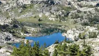 Views of Lake of the Winds and Mariane Lake, Absaroka-Beartooth Wilderness