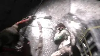 Rise of The Tomb Raider - Soviet Installation Unexpected Discovery: Train Garage Combat Gameplay