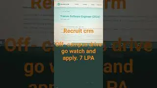 Fresh Graduate 2024 apply now #fresherjobs  #viral #shorts #shortvideo