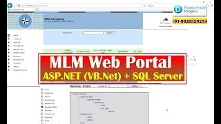 MLM - Multilevel Marketing System - ASP.NET + VB.NET + SQL Server Demo by readymadeproject.com