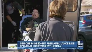 Seniors in need get free ambulance ride