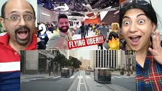 Hyundai Flying Taxi First Look - The Future of Uber - Flying Vehicle😲| Gajab Reactions !✨