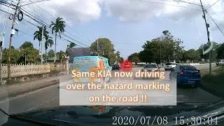 Stupid driver around the Savannah Port Spain - 8 July 2020
