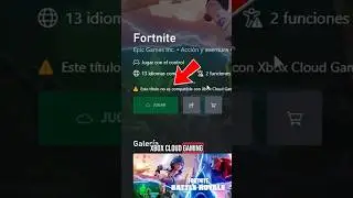XBOX CLOUD GAMING ESTA FALLANDO EN FORTNITE Y VARIOS JUEGOS 😱😿 #fortnite #foryou #xboxcloudgaming