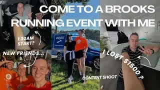 Day in the life VLOG. Traveling at 1:30am? Brooks Running event, Canadian visa & How I lost $1500