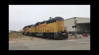 Oxnard local LPG train of 6-2-21 FT: UP 1499 and Therailfanner54