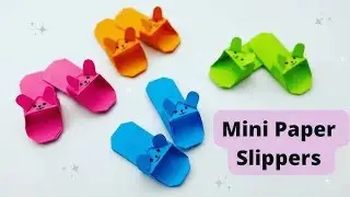 DIY MINI PAPER SHOES / Paper Crafts For School / Paper Craft / Easy kids craft ideas / Origami Shoes