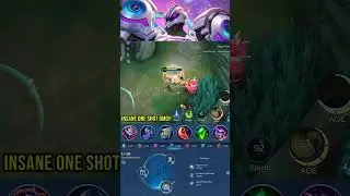 Uranus Rising Skin Full Build Item Mage Damage #mobilelegends #mlbb