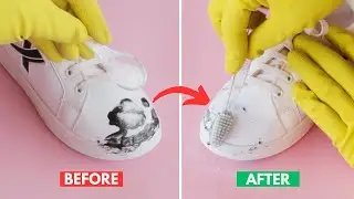 How to Remove Dried Tar from White Shoes