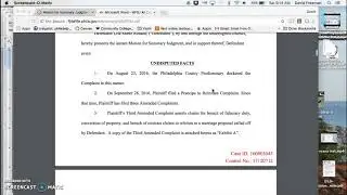 Video Review Motion for Summary Judgment