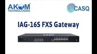 AKOM CASQ 16 Port FXS Gateway ( Model: IAG-16S)