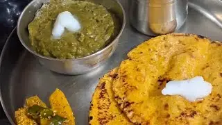 Lohri special makke ki roti sarson ka saag🥰😋