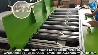 Automatic Waste Stripping Machine | Auto Die Cut Foam Scrap Removig Machine