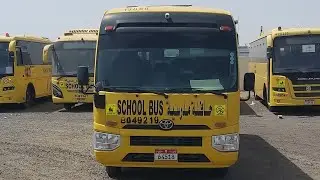 Abu Dhabi school new Toyota coaster Review