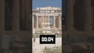 Ancient Acropolis Location - Do you know? 65 @MindCrafterslk  #acropolis #traveltrivia