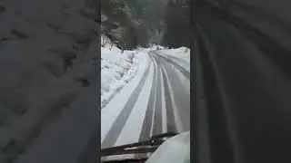 Galyat ( Nathia Gali - Pakistan ) Snow-falling March 2019