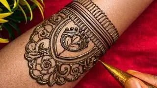 सिर्फ 5 मिनट में मेहंदी लगाना सीखें ।letest Mehndi Design । Arabic Mehndi Design । Anvi Mehandi Arts
