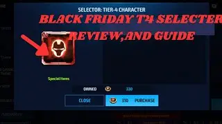 MARVEL future fight new black friday event T4 selector guide and review. 